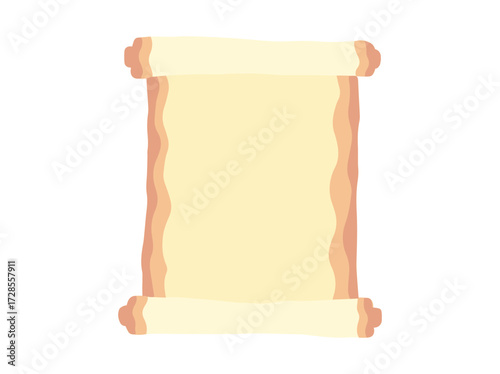 Roll Paper Shape Background Illustration

