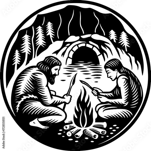 Ancient Life by the Fire