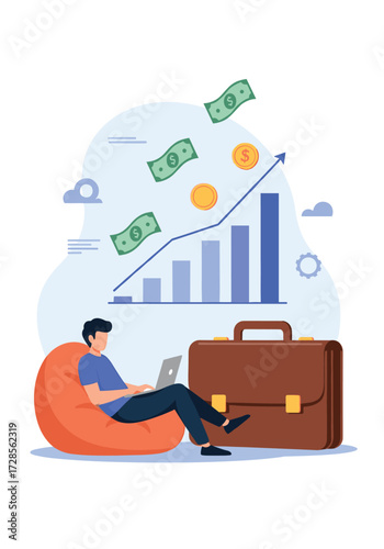 Achieving financial growth through smart investments and effective money management strategies.