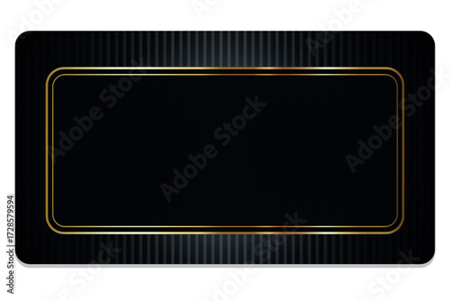 VIP Invitation. Premium VIP card. Luxury vintage Pattern and Golden Label. eps 10 vector.