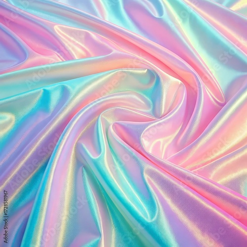 closeup of photo, beautiful color patterns, silk fabric texture background