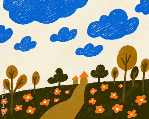 Cartoon Game Background