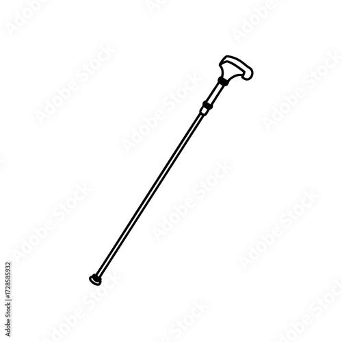 A baton for the leader on transparent background