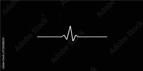 An electrocardiogram (ECG) chart shows a pulsing heartbeat line, a symbol of health and business growth