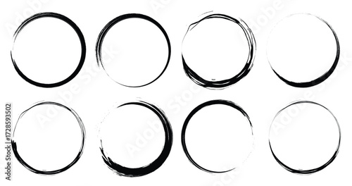 grunge and hand drawn rectangle frames vector illustration