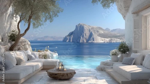 Luxury Villa Retreat with Ocean Views: A Tranquil Escape to Paradise in the Mediterranean