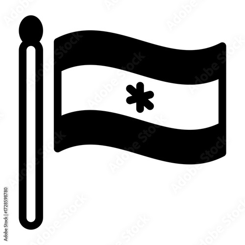 This Argentine Flag icon is suitable for the Argentine culture, etc.