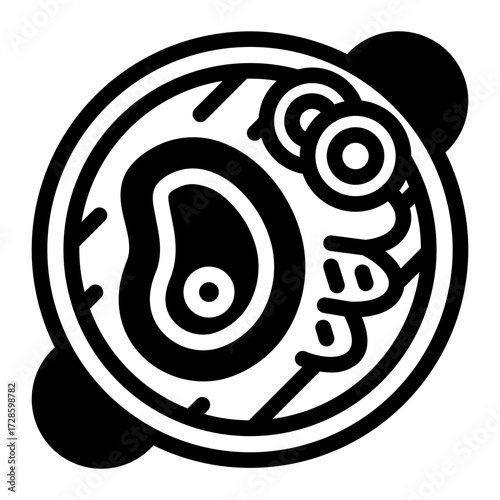 This Asado icon is suitable for the Argentine culture, etc.
