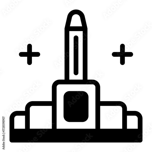 This Monumento a la Bandera icon is suitable for the Argentine culture, etc.
