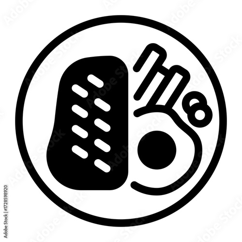 This Milanesa icon is suitable for the Argentine culture, etc.