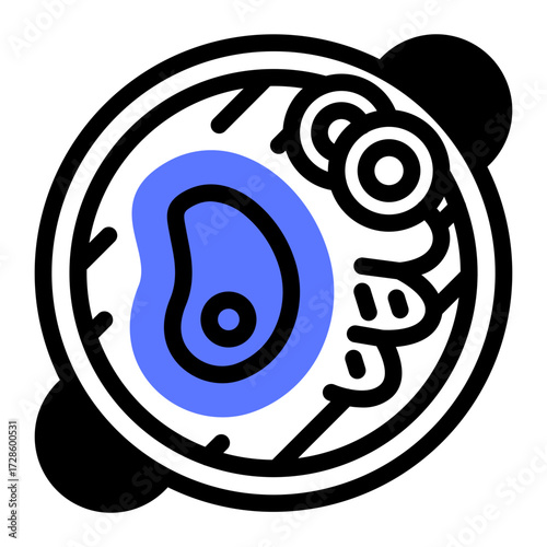This Asado icon is suitable for the Argentine culture, etc.