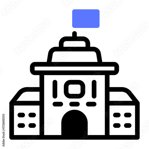 This Casa Rosada icon is suitable for the Argentine culture, etc.