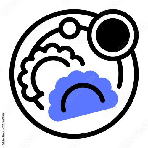 This Empanada icon is suitable for the Argentine culture, etc.