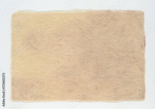 Handmade Japanese Washi Paper Texture blank Fibrous Background