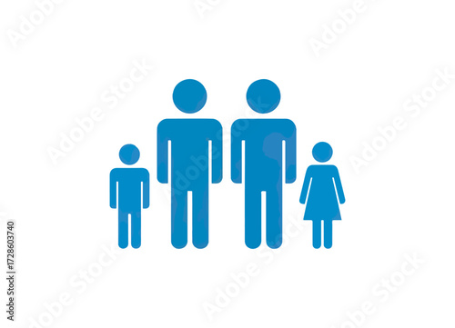 Family symbol icon design