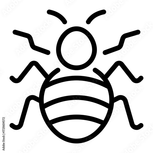 This Bed Bug icon is suitable for Pest Control, and related fields.