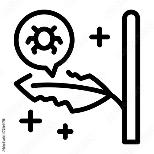 This Plant Pest icon is suitable for Pest Control, and related fields.