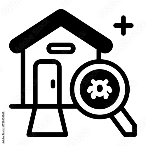 This Pest Inspection icon is suitable for Pest Control, and related fields.