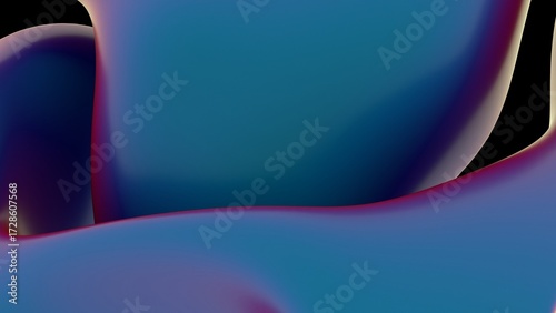 Abstract Colorful Fluid Shapes