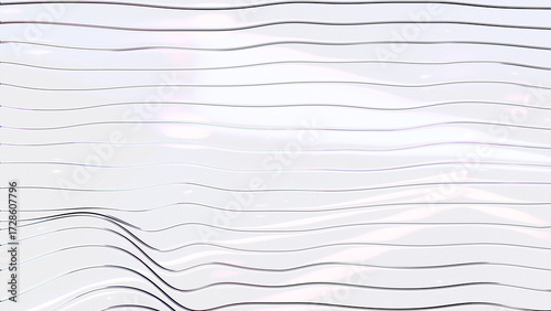 Abstract Wavy Lines with Colorful Background