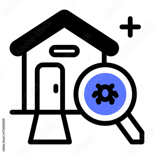This Pest Inspection icon is suitable for Pest Control, and related fields.