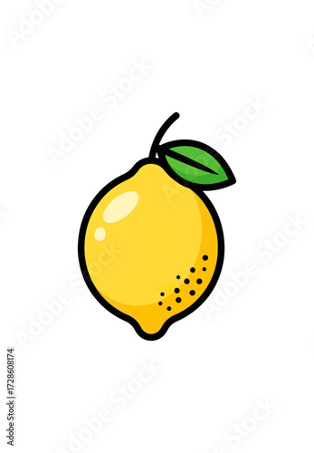 Lemon illustration graphic design