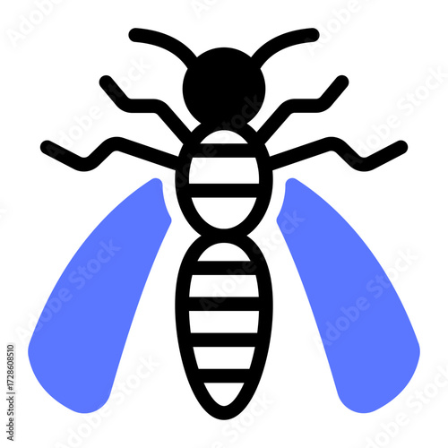 This Wasp icon is suitable for Pest Control, and related fields.