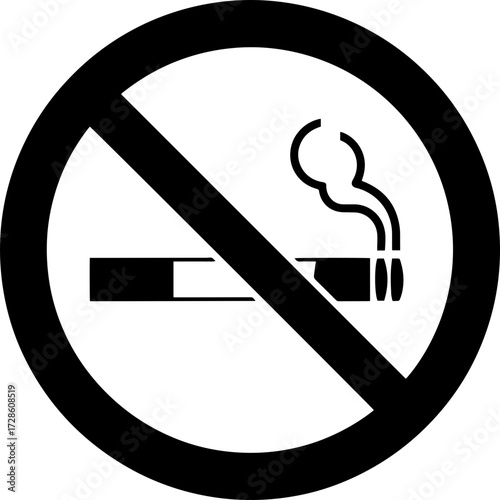 No Smoking sign indicating a smoke free zone for health, safety, and compliance reasons