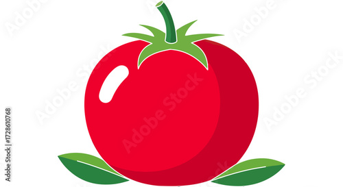 Red tomato illustration graphic