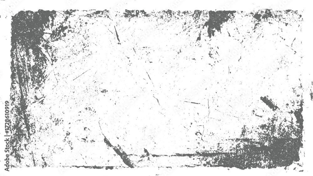 Naklejka premium frame Distress Overlay Texture Black and White Scratch Texture Background Grunge Scratched Overlay Distressed Surface vector design on transparent background. 