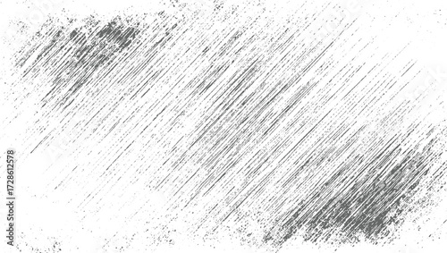 Rough texture. Worn down wallpaper pattern texture threshold metal with scratches Abstract white and black texture of a concrete dust wall distressed vintage vector design on transparent background.