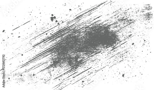 Rough texture. Worn down wallpaper pattern texture threshold metal with scratches Abstract white and black texture of a concrete dust wall distressed vintage vector design on transparent background.