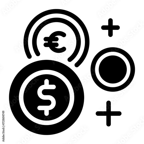This Currency icon is suitable for Bank, Finance, and related fields.