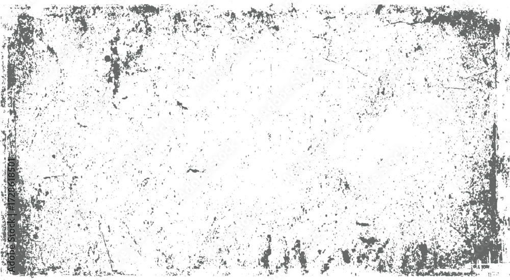 Fototapeta premium Old frame worn overlay distressed Subtle halftone grunge urban texture vector, Abstract grunge black and white distressed texture vector design on transparent background.
