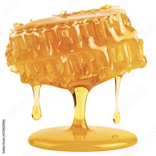 Manuka Honey Jar — Transparent Background