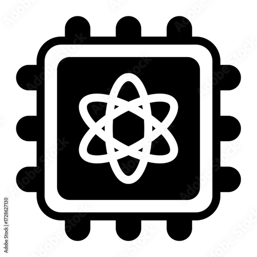 This Quantum Device icon is suitable for Science Fiction, Sci-fi Film, etc.