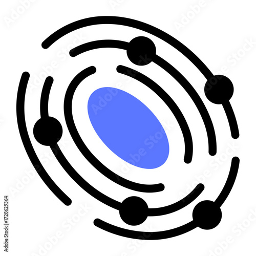 This Galaxy icon is suitable for Science Fiction, Sci-fi Film, etc.