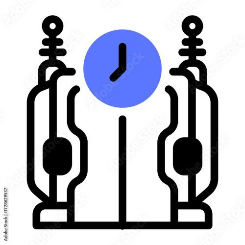 This Time Machine icon is suitable for Science Fiction, Sci-fi Film, etc.