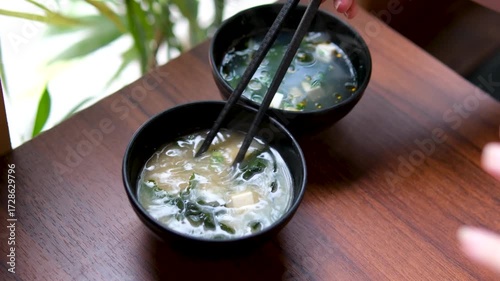 Thai boating noodle commercial Boiling noodles Boating boodle soup