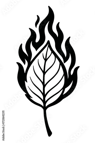 Black and White House For Sale Sign Vector - Illustration for Real Estate Property and Listings