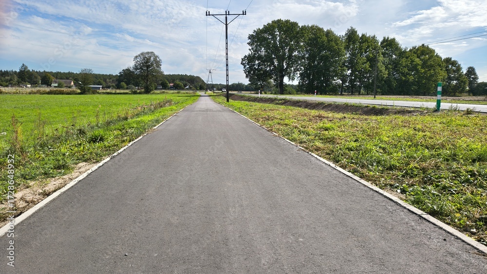 Fototapeta premium Ścieżka rowerowa