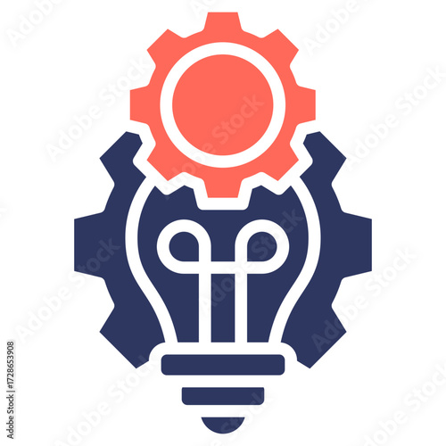 Innovation Management glyph color icon