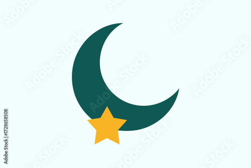 Ramadan Festival Ornaments with Topi, Lanterns, and Quran Elements