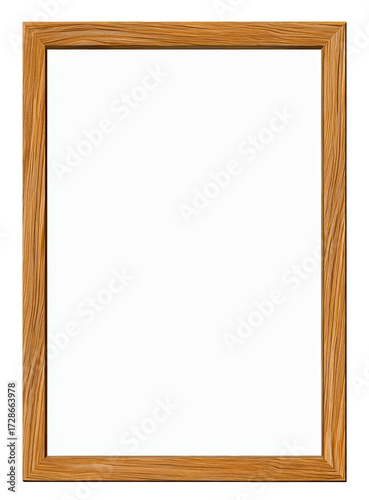 Empty wooden picture frame (6)