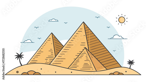 A Cartoon Illustration Depicts A Delicious Slice Of Pepperoni Pizza Isolated