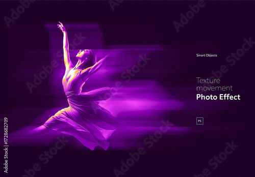 Texture Movement Photo Effect