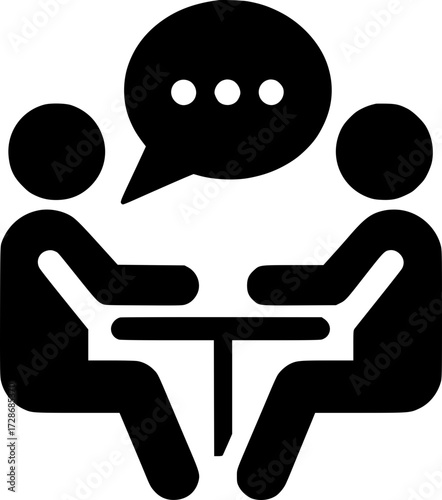 Icono de Conversación, Consulta, Comunicación
