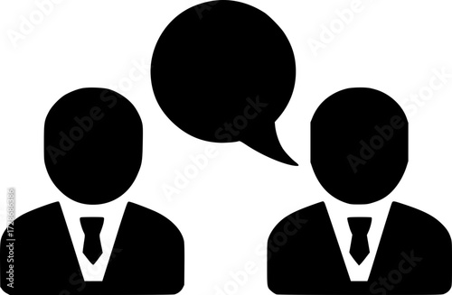 Icono de Conversación, Consulta, Comunicación