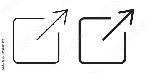 Photos Window Maximize icon clipart and lineart vector symbols