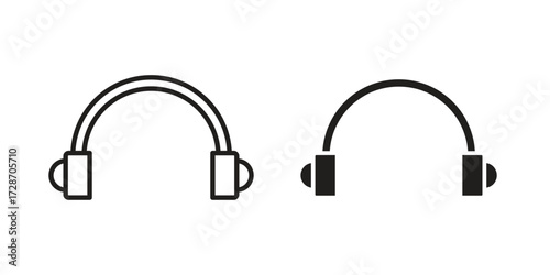 Photos Ear muffs icon clipart and lineart vector symbols